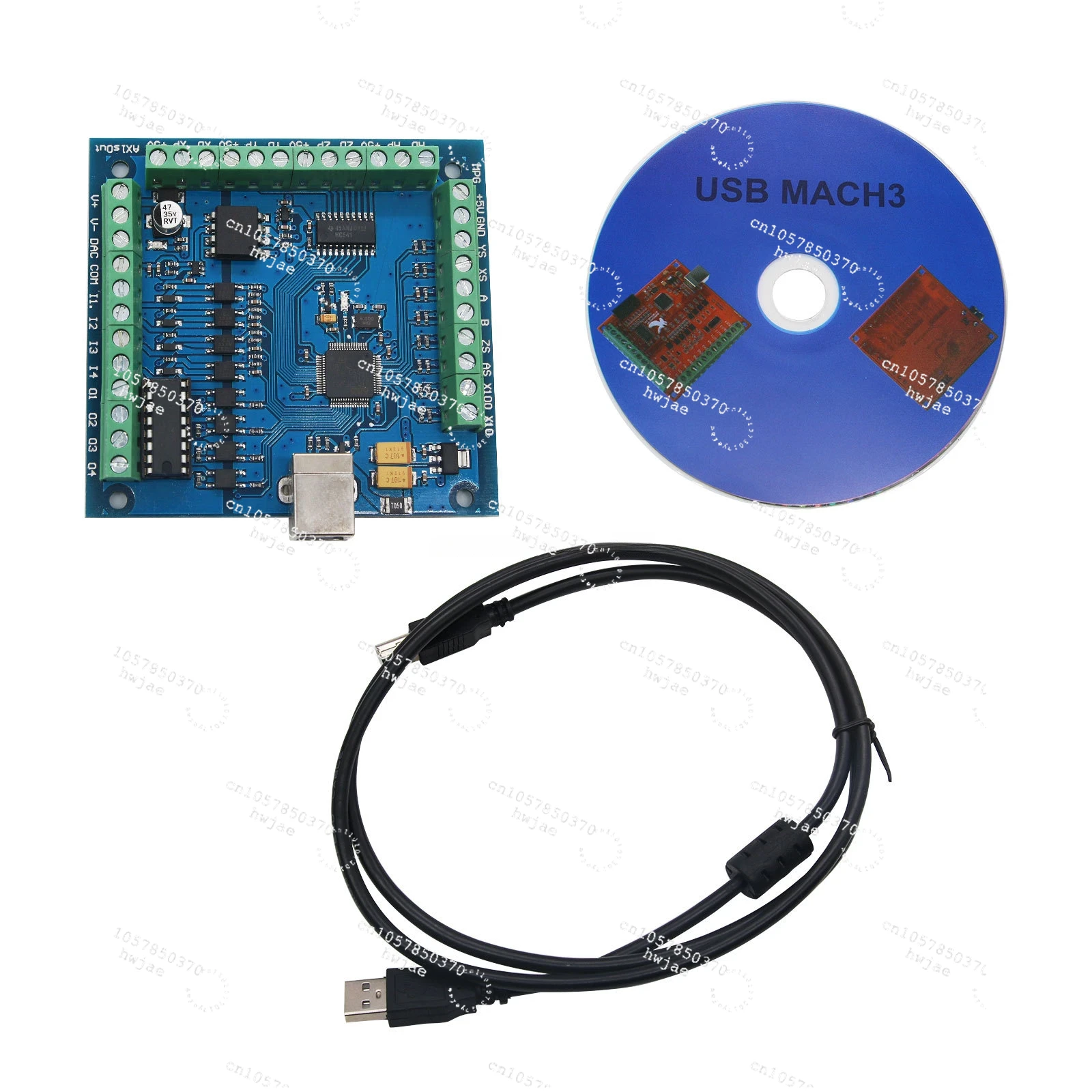 Mach3 Usb Cnc Controller 4 Axis 100Khz - Kartu Kontrol CNC USB 4-Axis MACH3,
