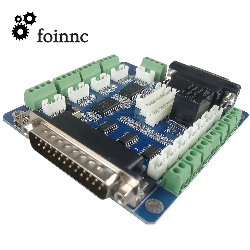 Mach3 5 Sumbu CNC Papan Pengen - 5 Axis Cnc Breakout Board Interface Mach3 ulasan dan harga