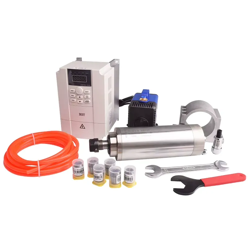 Gdz80 2.2kw Set Spindle Berpen - 2.2Kw Water Cooled Spindle Kit Vfd ulasan dan harga