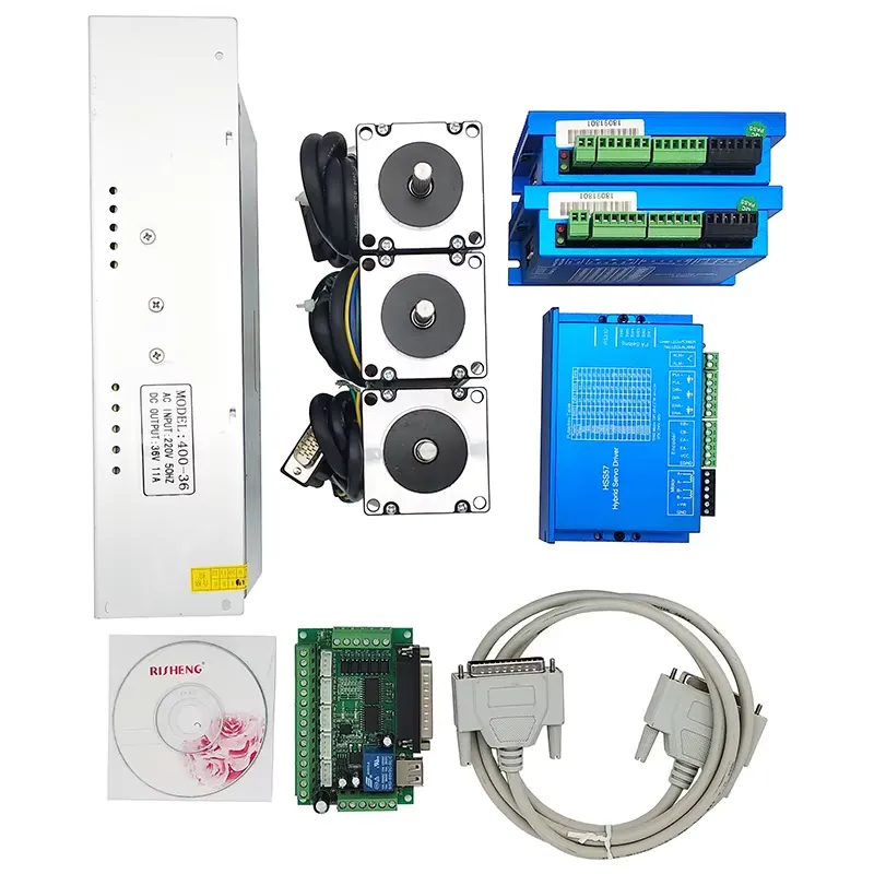 Kit Motor Servo Encoder CNC 3  - Nema 23 Closed Loop Stepper Motor Driver Kit ulasan dan harga