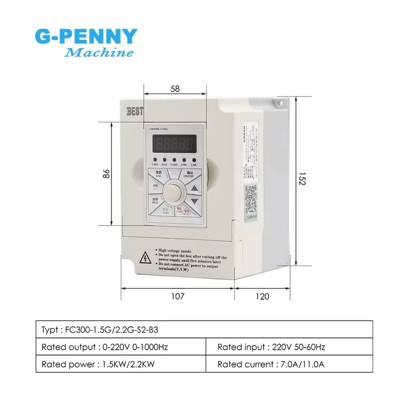 G-penny 2.2KW ER20 D80 Kit Mot - 2.2Kw Water Cooled Spindle Kit Vfd ulasan dan harga