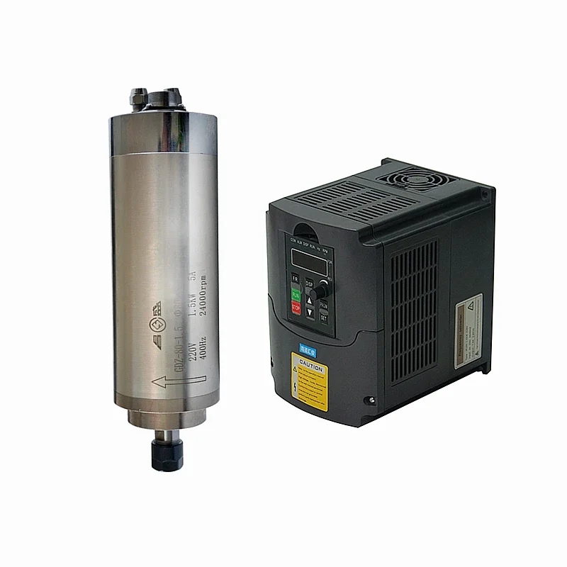 LY 220V 1.5KW 2.2KW VFD Alat M - 2.2Kw Water Cooled Spindle Kit Vfd ulasan dan harga
