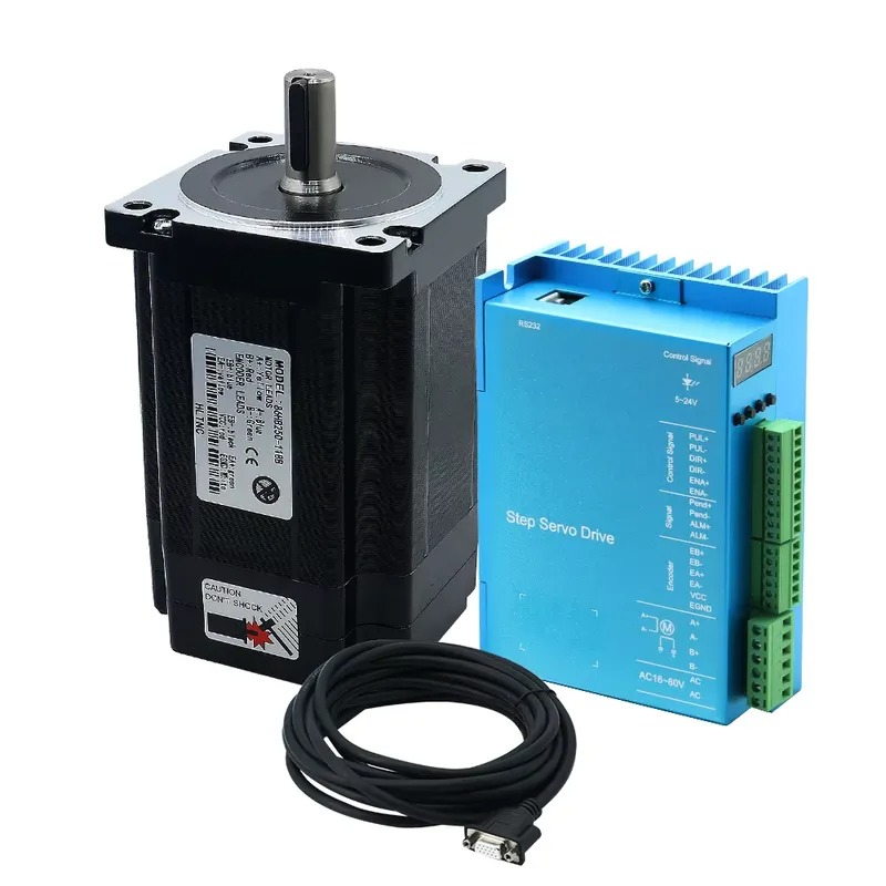 Set Motor Stepper Loop Tertutu - Hybrid Servo Driver Nema 34 8.5Nm ulasan dan harga