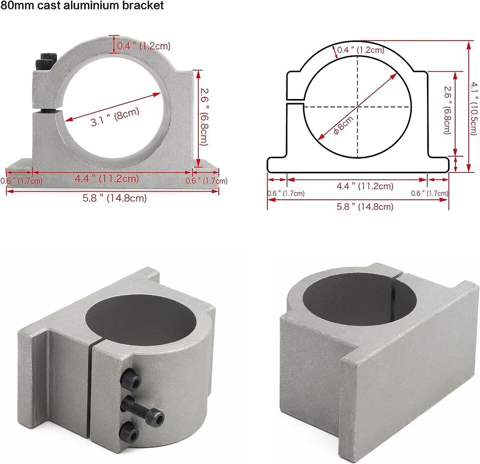 Kit Motor poros pendingin air, - 2.2Kw Water Cooled Spindle Kit Vfd ulasan dan harga